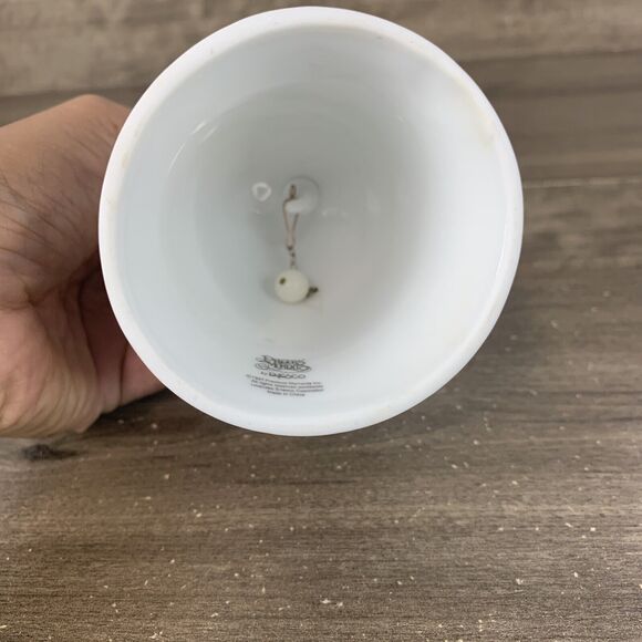 Vintage Precious Moments Holiday Wishes Christmas Tree Bell Ornament 1997 - Picture 5 of 7